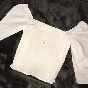 Francesca’s Off the Shoulder Longsleeve